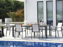 Decoratief Standbeeld Schaakspel In Cement Koning - B. 24,5 X H. 68 Cm - Gambit-MYLIA Best