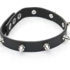 Decoratiefiguurtje Luipaard Mcw-D36 Met Kraag, Zwart Mat Met Kraag-Vente-unique Outlet