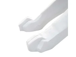 Decoratiefiguurtje Luipaard Mcw-D36 Met Kraag, Wit Mat Met Kraag-Vente-unique Outlet