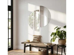 Decoratieve Halfcirkel Wandspiegel 1/2 O60-Vente-unique Best