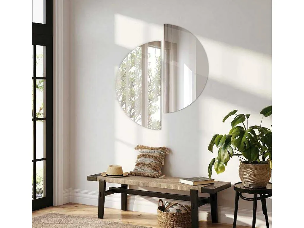 Decoratieve Halfcirkel Wandspiegel 1/2 O60-Vente-unique Best