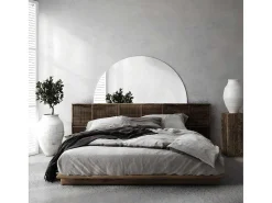 Decoratieve Halfcirkel Wandspiegel 1/2 O60-Vente-unique Best