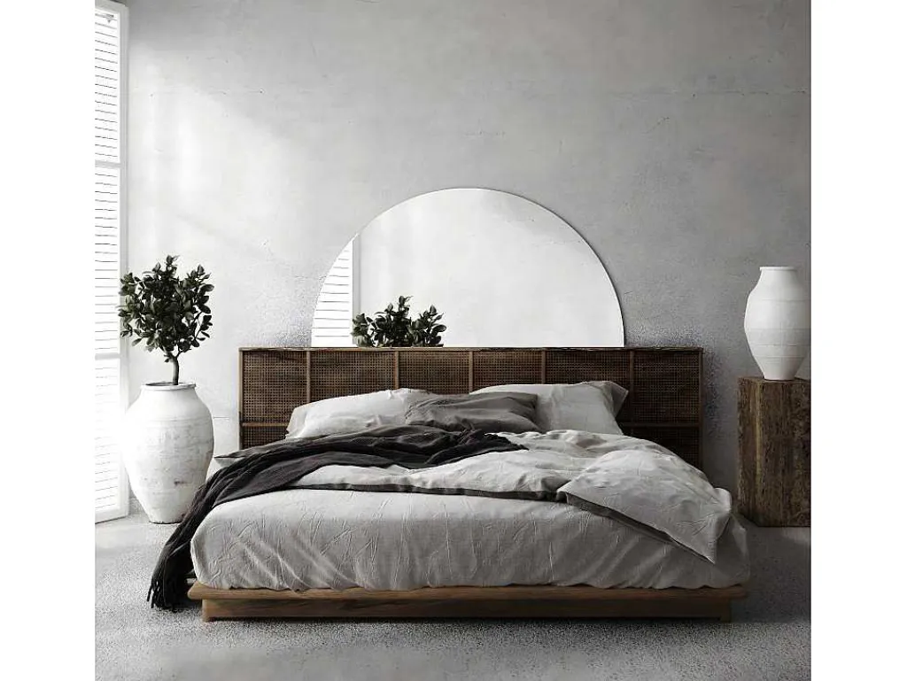 Decoratieve Halfcirkel Wandspiegel 1/2 O60-Vente-unique Best