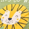 Dekbedovertrek Voor Kinderen Van Katoen 57 Draden /Cm - Dekbedhoes 140 X 200 Cm + 1 Kussensloop 63 X 63 Cm - Junglemotief - Junglia-OZAIA Sale