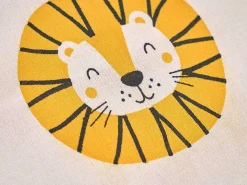 Dekbedovertrek Voor Kinderen Van Katoen 57 Draden /Cm - Dekbedhoes 140 X 200 Cm + 1 Kussensloop 63 X 63 Cm - Junglemotief - Junglia-OZAIA Sale
