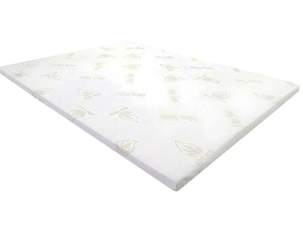 Dekmatras Luxe Met Vormgeheugen Aloe Vera Van - 140 X 190 Cm-NATUREA Online
