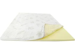 Dekmatras Met Vormgeheugenschuim Aloe Vera Van - 180 X 200 Cm-NATUREA Online