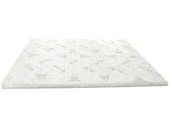 Dekmatras Met Vormgeheugenschuim Aloe Vera Van - 160 X 200 Cm-NATUREA Online