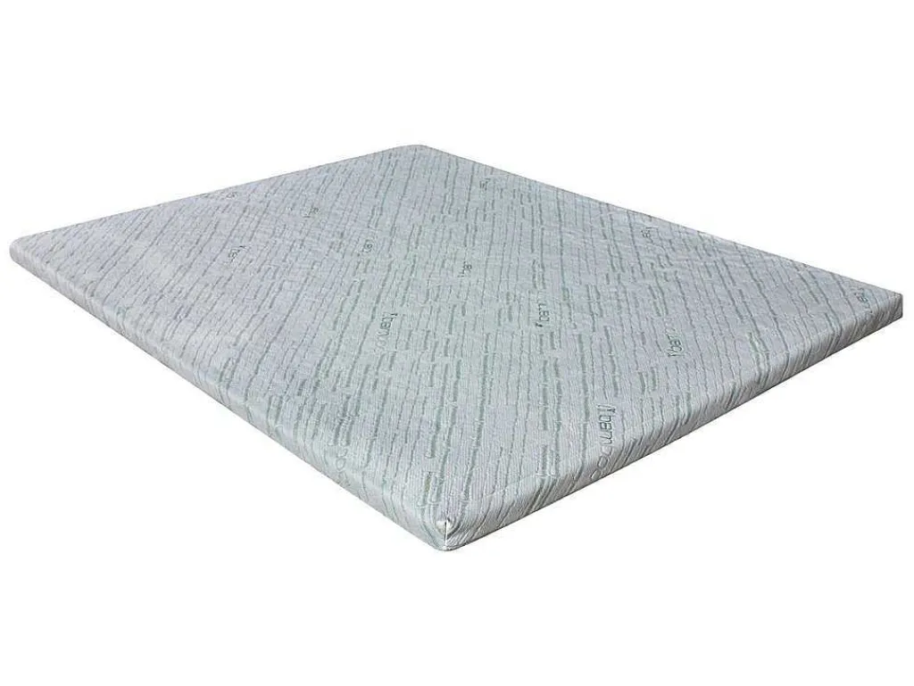 Dekmatras Van Bamboe En Vormgeheugen Van - 80X200 Cm-NATUREA Best