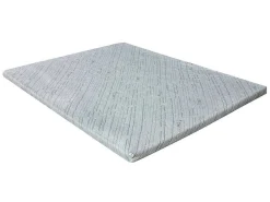 Dekmatras Van Bamboe En Vormgeheugen Van - 140X190 Cm-NATUREA Clearance