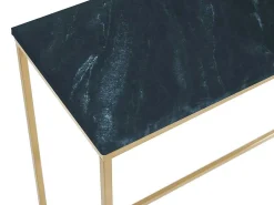 Design Sidetable Aretha - Marmer En Metaal - Zwart En Goudkleurig - Van-PASCAL MORABITO Hot