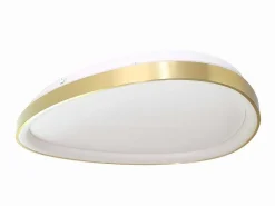 Design-Plafondlamp Met Variabele Ledverlichting - Aluminium En Metaal - D65 - Goudkleurig - Granby-OZAIA Hot