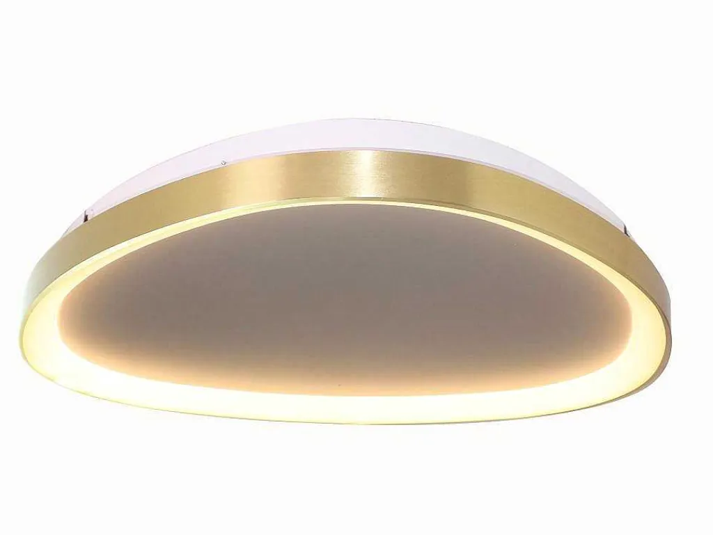 Design-Plafondlamp Met Variabele Ledverlichting - Aluminium En Metaal - D65 - Goudkleurig - Granby-OZAIA Hot