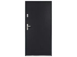 Deur Van Staal H.207 X B.100 Cm Antraciet - Links Duwen - Agueda-Vente-unique Discount