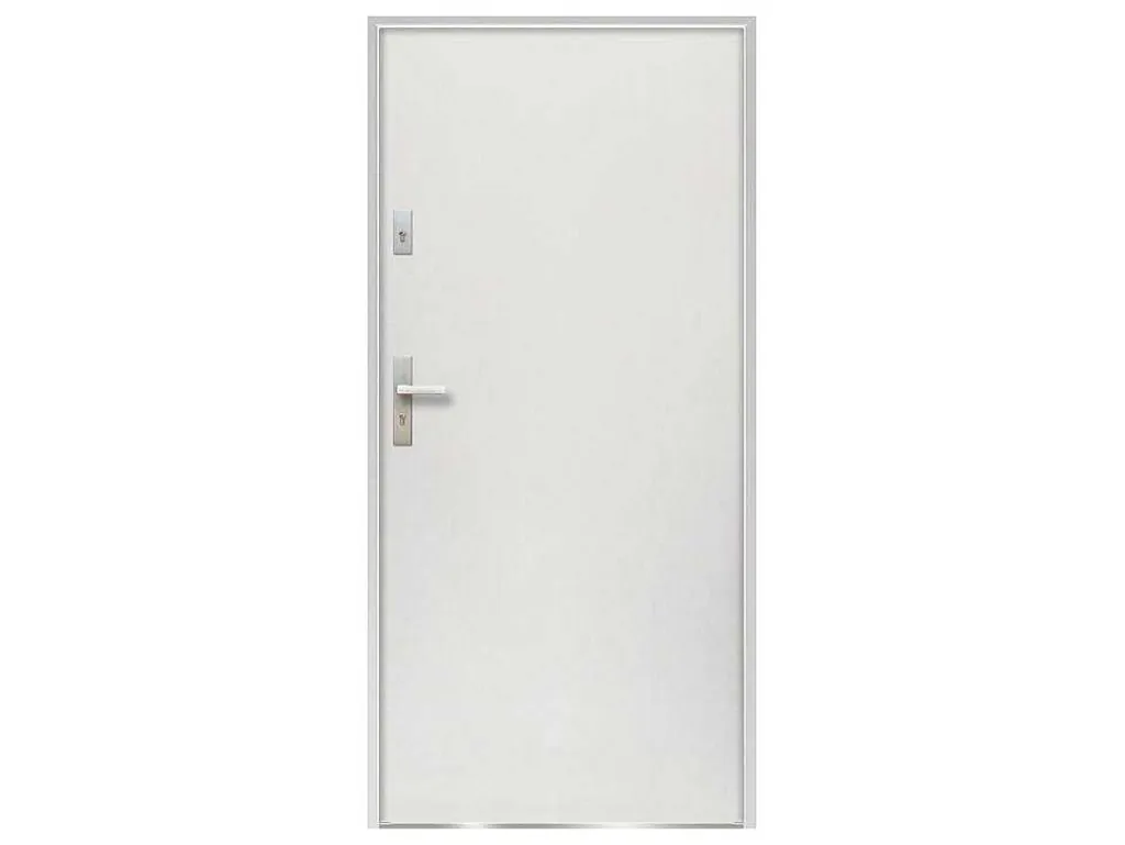 Deur Van Staal H.207 X B.100 Cm Wit - Links Duwen - Agueda-Vente-unique Hot