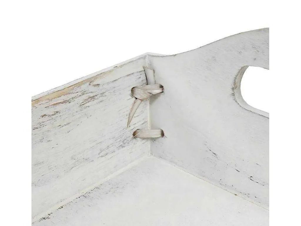 Dienblad Mcw-C50 Shabby Look (Set Van 3), Wit, Shabby-Vente-unique New