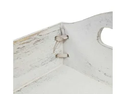 Dienblad Mcw-C50 Shabby Look (Set Van 3), Wit, Shabby-Vente-unique New