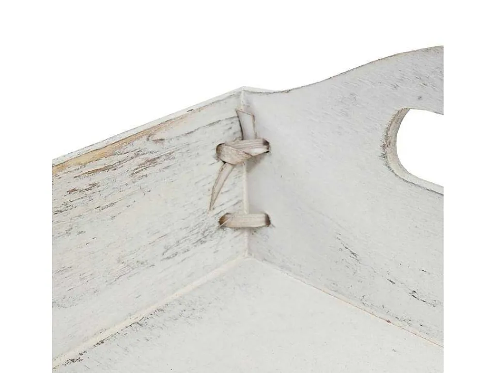 Dienblad Mcw-C50 Shabby Look (Set Van 3), Wit, Shabby-Vente-unique New