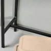 Dipp Sidetable Zwart.-Vente-unique Discount