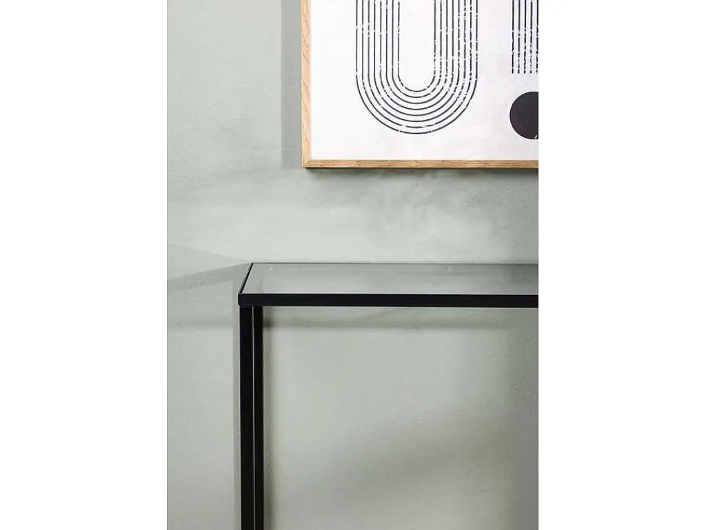 Dipp Sidetable Zwart.-Vente-unique Discount