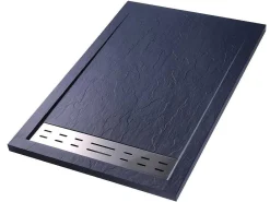 Douchebak Lyros Inclusief Sifon - 1200 X 900 X 40 Mm - Antraciet-Shower & Design Sale