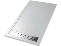 Douchebak Lyros Met Sifon Inbegrepen - 1600X800X40Mm - Wit-Shower & Design Outlet