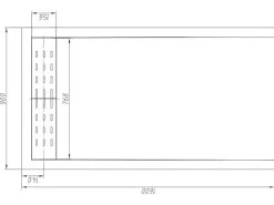 Douchebak Lyros Met Sifon Inbegrepen - 1600X900X40Mm - Wit-Shower & Design Hot