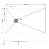 Douchebak Om Te Betegelen Delos 1400X900X40 Mm-Shower & Design Hot