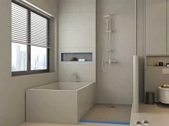 Douchebak Om Te Betegelen Delos Sifon Inbegrepen - 1800 X 900 X 40 Mm - Snijdbaar-Shower & Design New