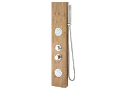 Douchekolom Met Massagestralen Solal Van Bamboe - 20 X 140Cm-Shower & Design Hot