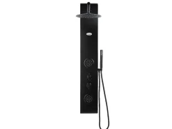 Douchekolom Met Massagestralen Jubida - Zwart - 20*130 Cm-Shower & Design New