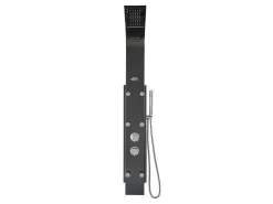 Douchekolom Met Massagestralen Evana - Zwart - 45 X 150 Cm-Shower & Design New
