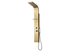 Douchekolom Met Thermostaatkraan En Massagestralen Josta - Goud - 45 X 150 Cm-Shower & Design Best