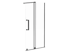 Douchescherm In Industriele Stijl Van Matzwart Metaal - 120 X 200 Cm - Yorem-Shower & Design New