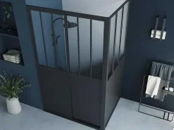 Douchescherm Met Schuifdeur - 120 X 80 X 195 Cm - Urbanik-Shower & Design New