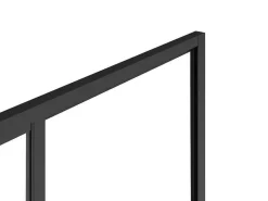 Doucheschuifdeur In Industriele Stijl - Zwart Mat - 120 X 195 Cm - Toroni-Shower & Design Best