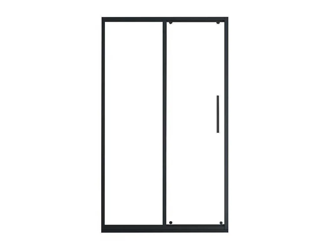 Doucheschuifdeur In Industriele Stijl - Zwart Mat - 120 X 195 Cm - Toroni-Shower & Design Best
