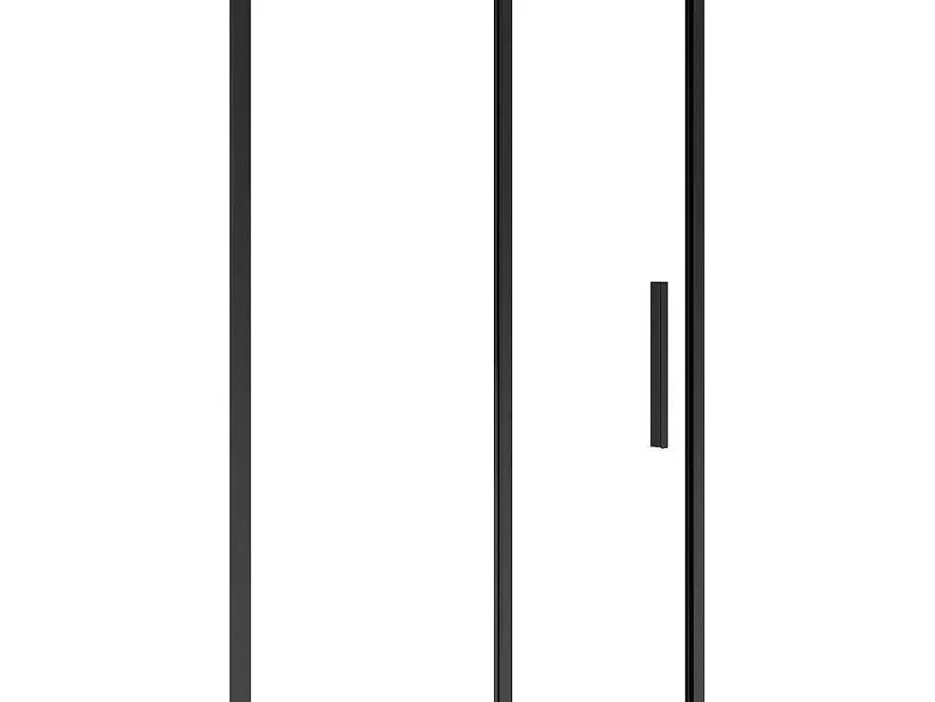 Doucheschuifdeur In Industriele Stijl - Zwart Mat - 120 X 195 Cm - Toroni-Shower & Design Best