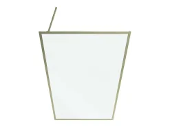 Douchewand Voor Inloopdouche 120 X 200 Cm Goudkleurig Gehard Glas Amberi-Shower & Design