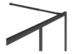 Douchewand Voor Inloopdouche Matzwart Industriele Stijl 100 X 200 Cm Urbanik-Shower & Design Sale