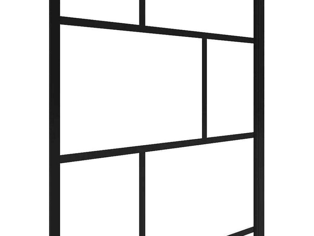 Draaibaar Badscherm Met Industriele Stijl - 80 X 140 Cm - Mat Zwart - Glas - Rivanon-Shower & Design Hot