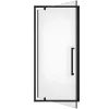 Draaibare Douchedeur Van Matzwart Metaal - Industriele Stijl - 80 X 195 Cm - Tamri-Shower & Design Outlet