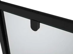 Draaibare Douchedeur Van Matzwart Metaal - Industriele Stijl - 80 X 195 Cm - Tamri-Shower & Design Outlet
