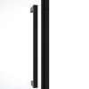 Draaibare Douchedeur Van Matzwart Metaal - Industriele Stijl - 90 X 195 Cm - Tamri-Shower & Design Hot