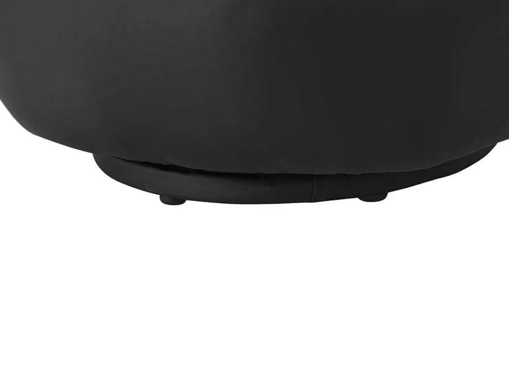 Draaiende Fauteuil Catchy Van Kunstleer - Zwart-Vente-unique Online
