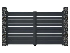 Draaihek Van Aluminium - Antraciet - L305Xh183 Cm - Primo-EXPERTLAND Sale