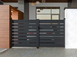 Draaihekje Van Aluminium - Antraciet - L100Xh176 Cm - Primo-EXPERTLAND New