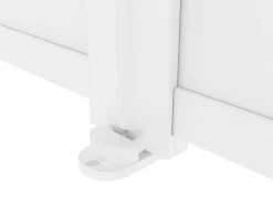 Draaipoort Van Aluminium L305 X H181 Cm Wit - Nazario-EXPERTLAND Hot