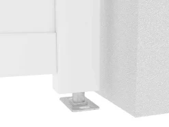 Draaipoort Van Aluminium L103 X H181 Cm Wit - Nazario-EXPERTLAND Sale