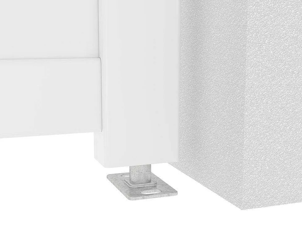 Draaipoort Van Aluminium L103 X H181 Cm Wit - Nazario-EXPERTLAND Sale